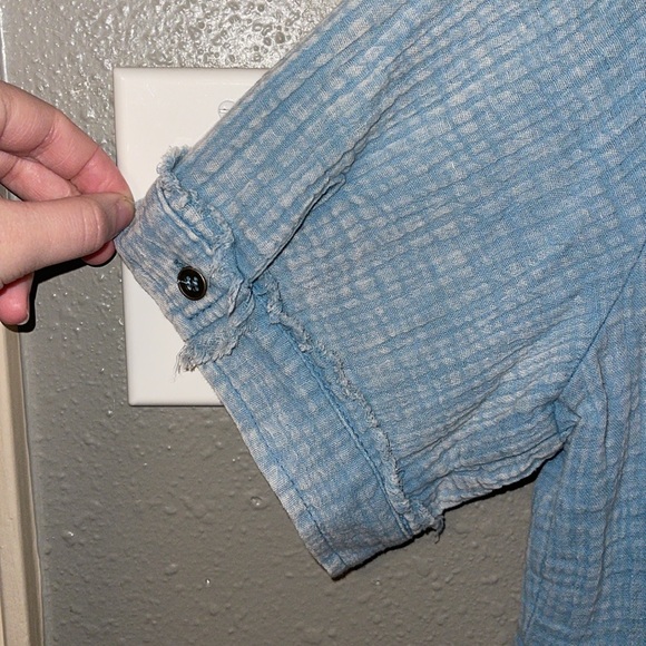 NEW❗️Umgee Blue Blouse - Picture 6 of 7